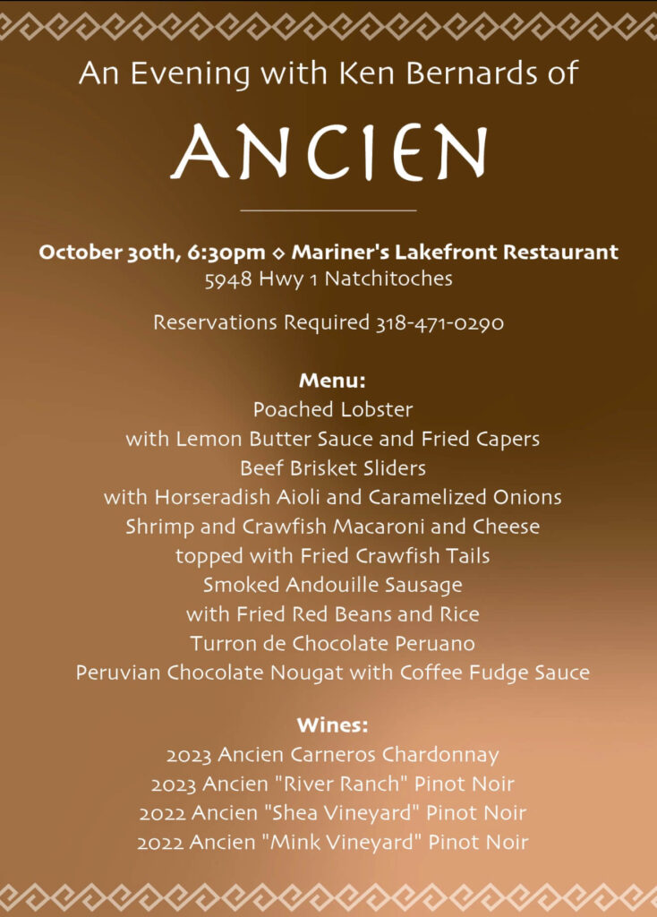 An Evening with Ken Bernards of ANCIEN